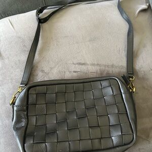 Madewell Textured Black Leather Bag